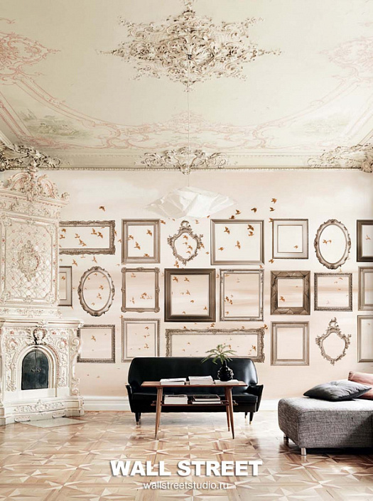 Фотообои в интерьере артикул Frame 2, FRAME, Wall street Фотообои в интерьере артикул Frame 2, FRAME, Wall street