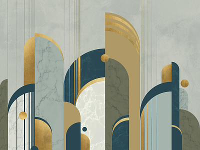 Фотообои Deco 1, АРТ-ДЕКО / DECO, Wall street