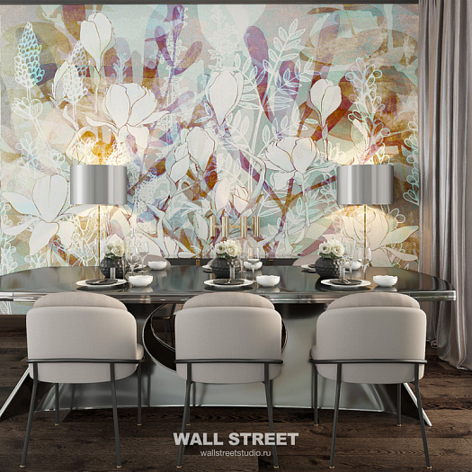 Фотообои в интерьере артикул 22246, ФЛО / FLO, Wall street