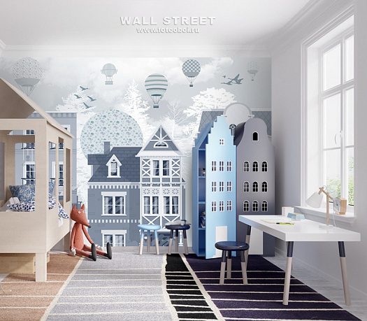 Фотообои в интерьере артикул BonVoyage 21, BON VOYAGE, Wall street Фотообои в интерьере артикул BonVoyage 21, BON VOYAGE, Wall street