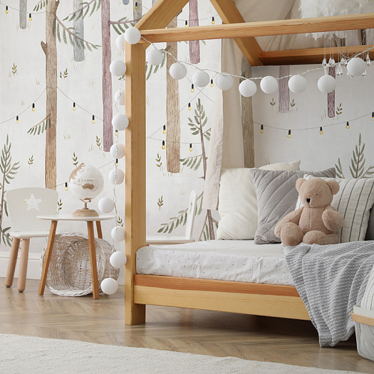 Фотообои в интерьере артикул GARLAND 1, FAUNA, Factura Фотообои в интерьере артикул GARLAND 1, FAUNA, Factura