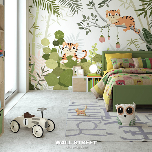 Фотообои в интерьере артикул Trip to tropics 6, TRIP TO TROPICS, Wall street