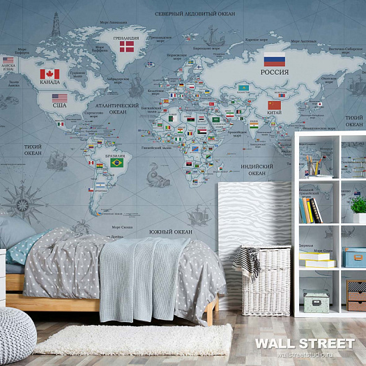 Фотообои в интерьере артикул Travel Kids 10, TRAVEL KIDS, Wall street Фотообои в интерьере артикул Travel Kids 10, TRAVEL KIDS, Wall street