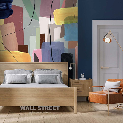 Фотообои в интерьере артикул Element 12, ЭЛЕМЕНТ / ELEMENT, Wall street