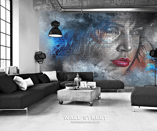 Фотообои в интерьере артикул podLOFT 5, ПОДЛОФТ / PODLOFT, Wall street Фотообои в интерьере артикул podLOFT 5, ПОДЛОФТ / PODLOFT, Wall street
